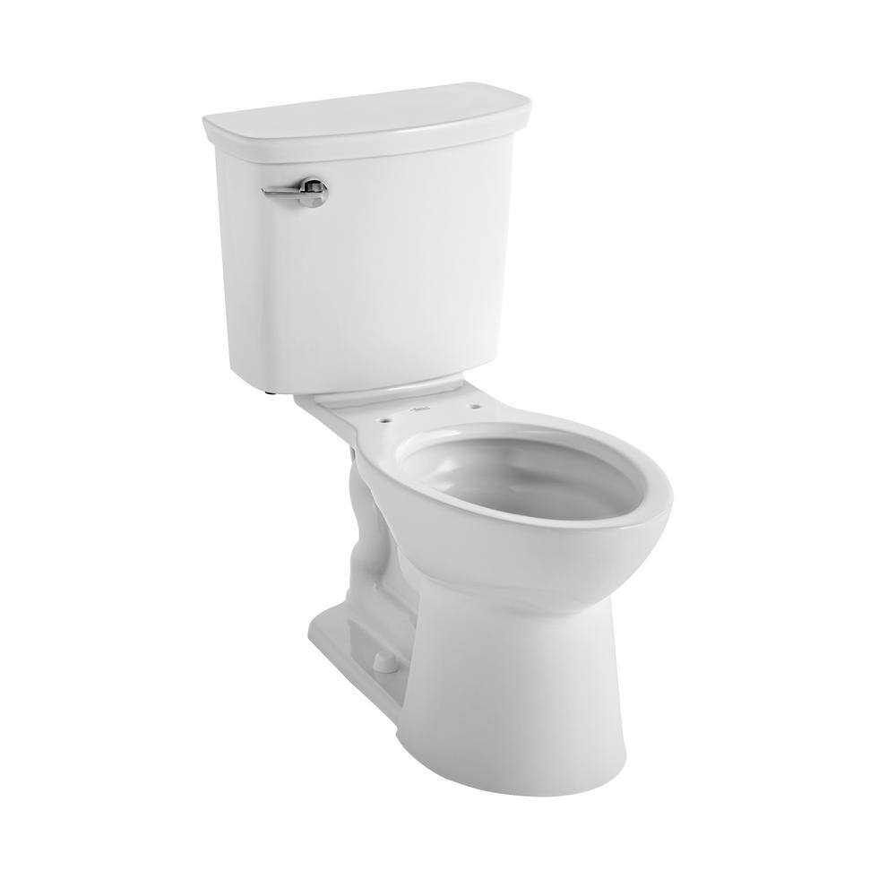 American Standard Vormax UHET Tall Height 2-Piece 1.0 GPF Single Flush Elongated Toilet in White Seat Not Included 238AA114.020