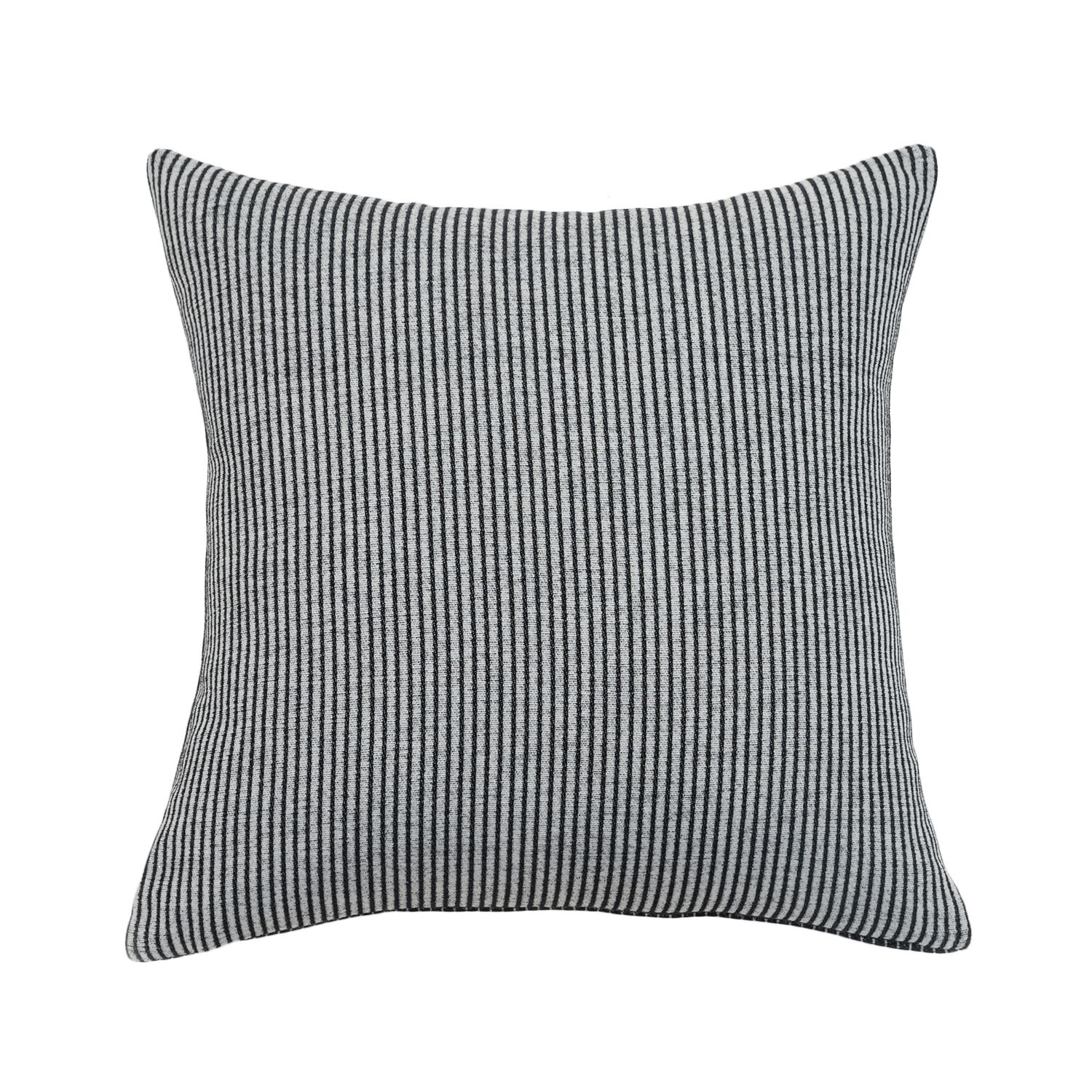 EVERGRACE Elsa Reversible Woven Stripes Throw Pillow