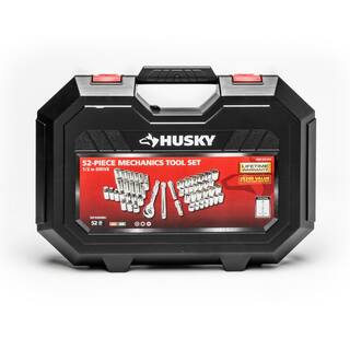 Husky 14 in. 38 in. and 12 in. Drive Mechanics Tool Set (172-Piece) H172MTS432DCB