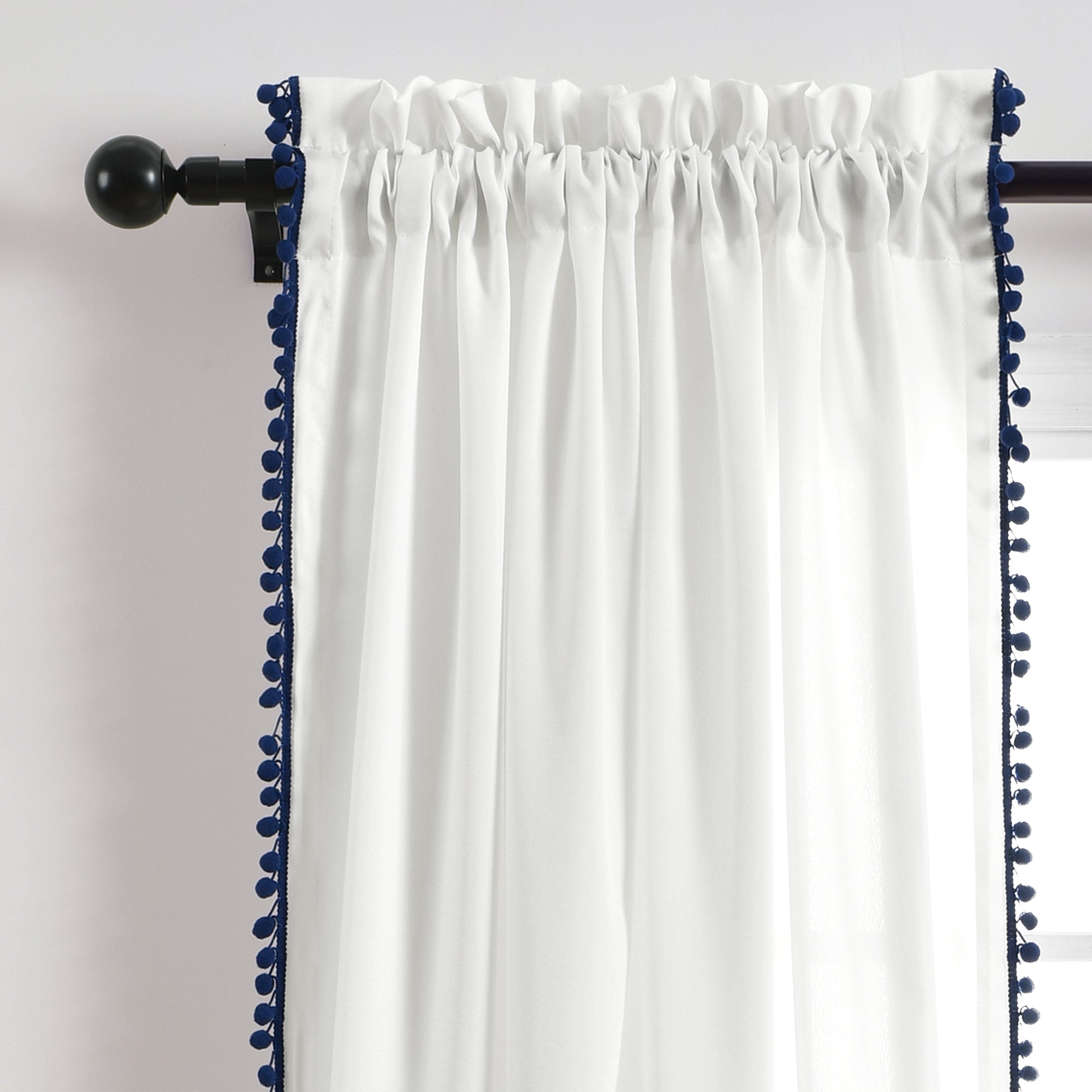 Pom Pom Window Curtain