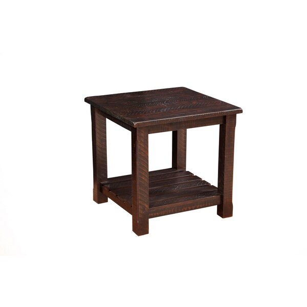 Barn Door Wood End Table by Martin Svensson Home