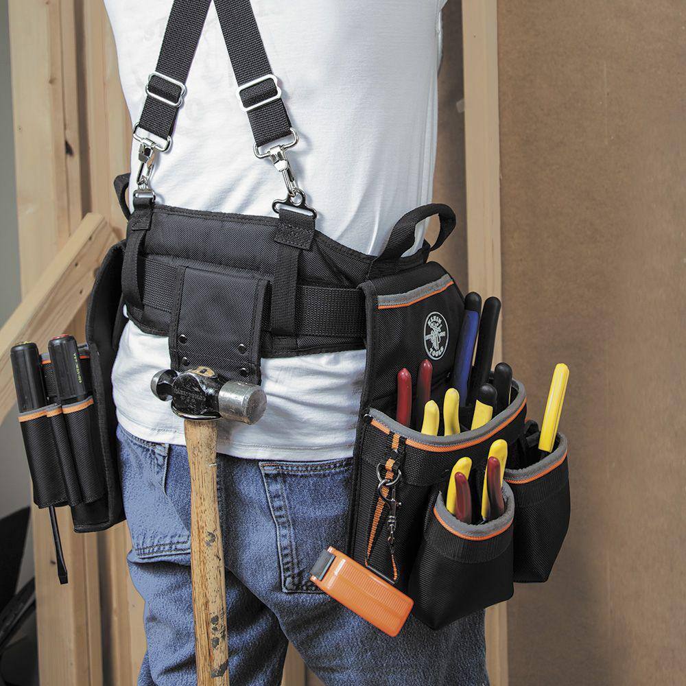 Klein Tools Tradesman Pro Electrician's Tool Belt XL 55429