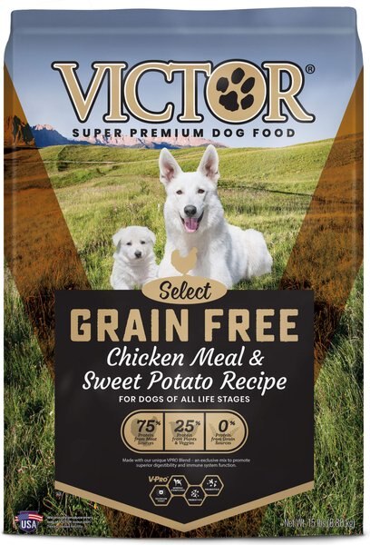 VICTOR Select Chicken Meal and Sweet Potato Recipe Grain-Free Dry Dog Food