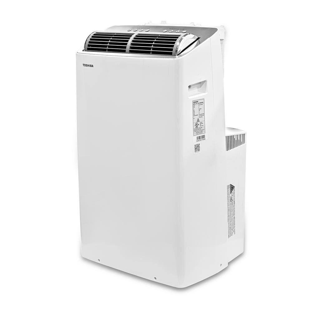 Toshiba 14000 BTU (12000 BTU DOE) 115-Volt Inverter Wi-Fi Quiet 47 dB Portable Air Conditioner w Heat up to 550 sq. ft. White RAC-PT1412HVWRU