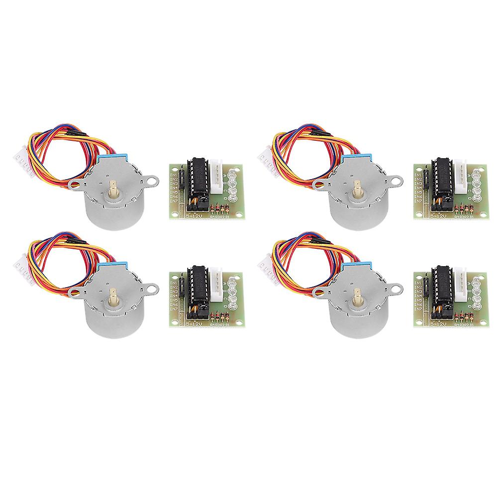 4 Set Speed Reduction Stepper Motor 4-phase + Ul2003 Drive Board Test Module Electrical Parts