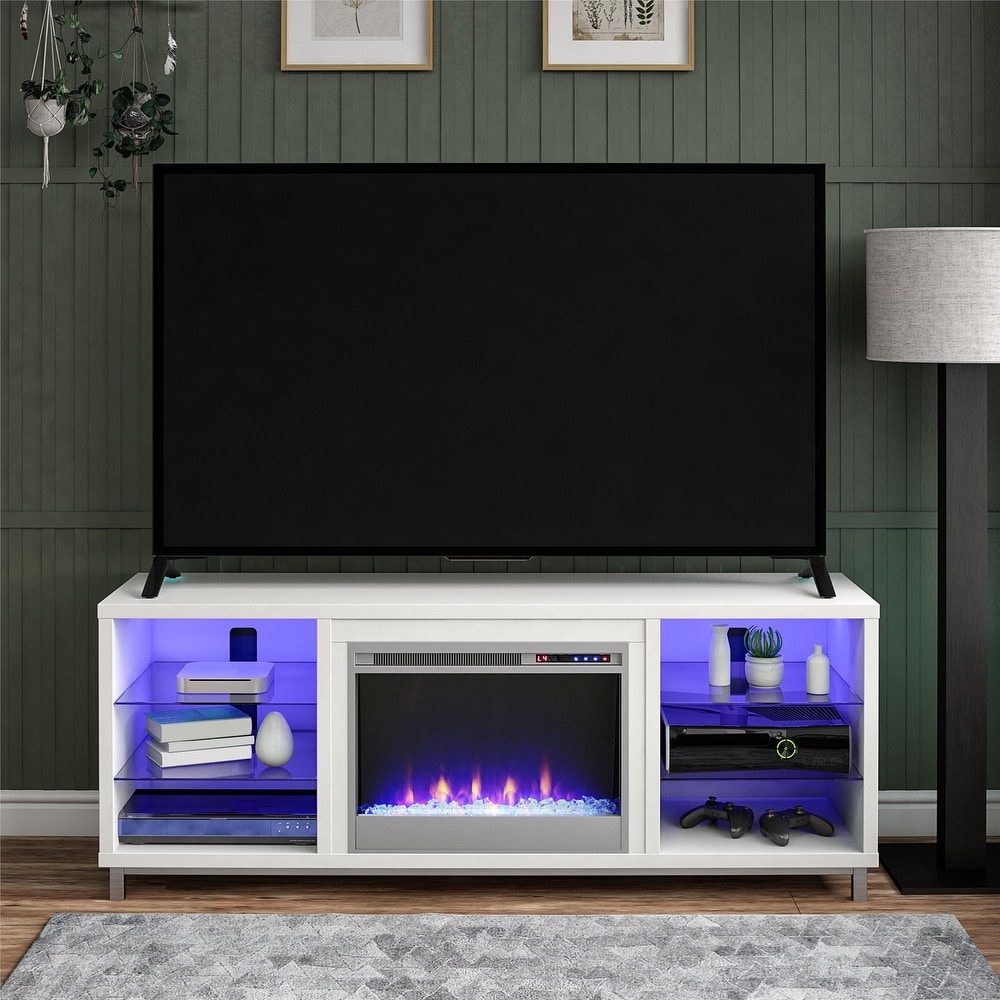 Avenue Greene Westwood Fireplace TV Stand TVs up to 70 Inches Wide