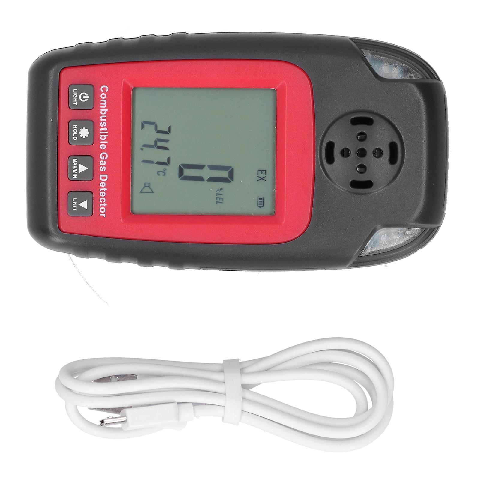 Wt8823 Portable Combustible Gas Detector Natural Gas Methane Leakage Alarm Testing Instrument