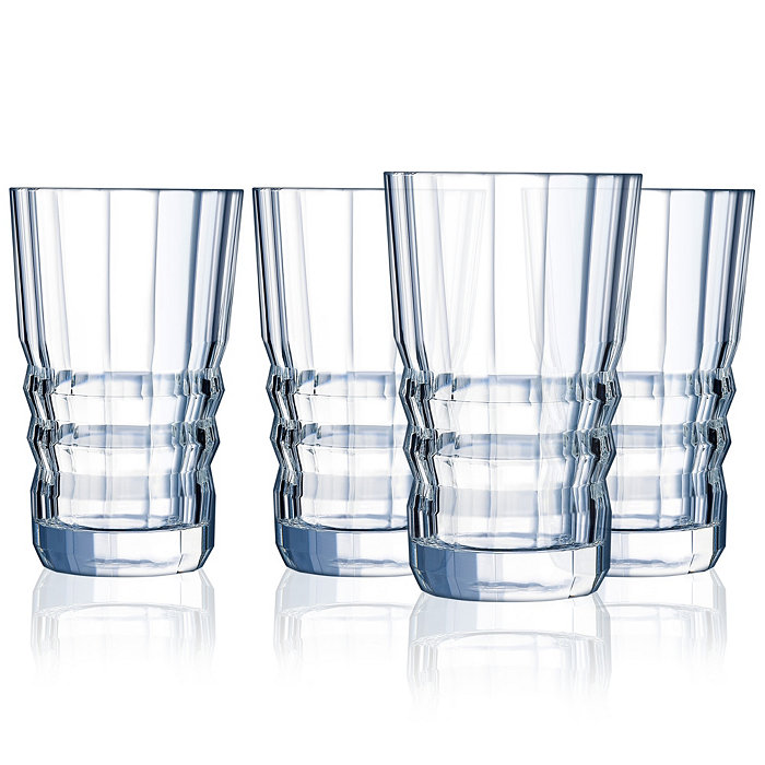 Cristal d'Arques Cristal D' Arques Architecte Highball - Set of 4