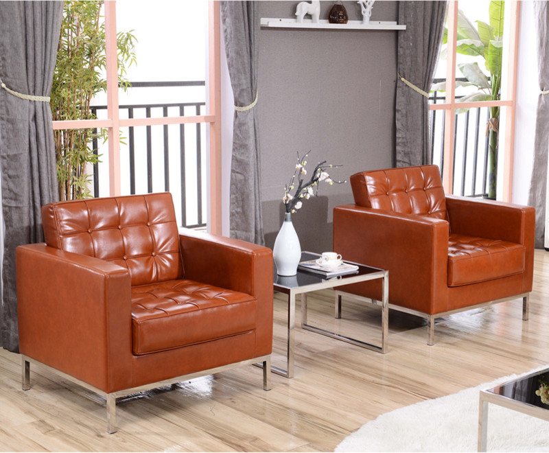 Leather Chair   Contemporary   Armchairs And Accent Chairs   by VirVentures  Houzz