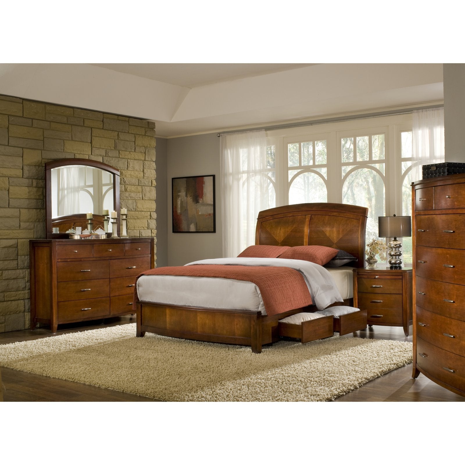 Modus Brighton Storage Sleigh Bed