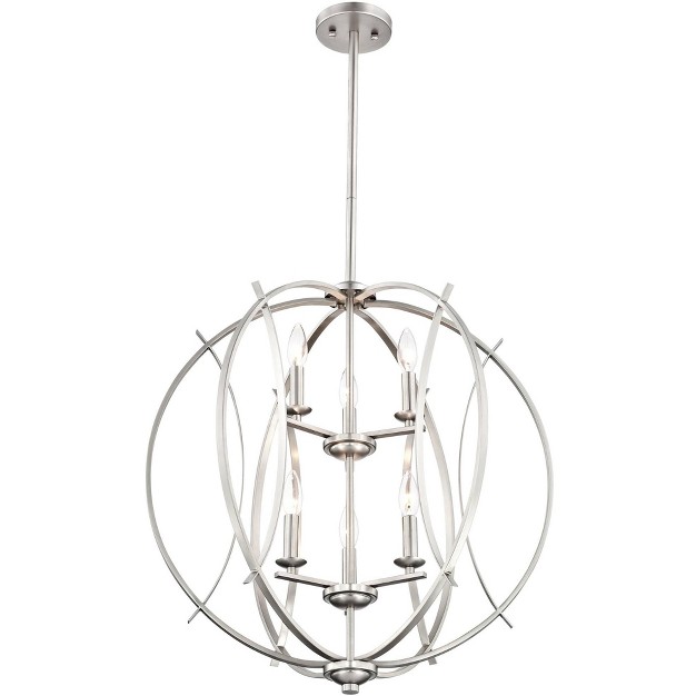 Wide Modern 6 light Fixture For Dining Room House Foyer Kitchen Island Entryway Home