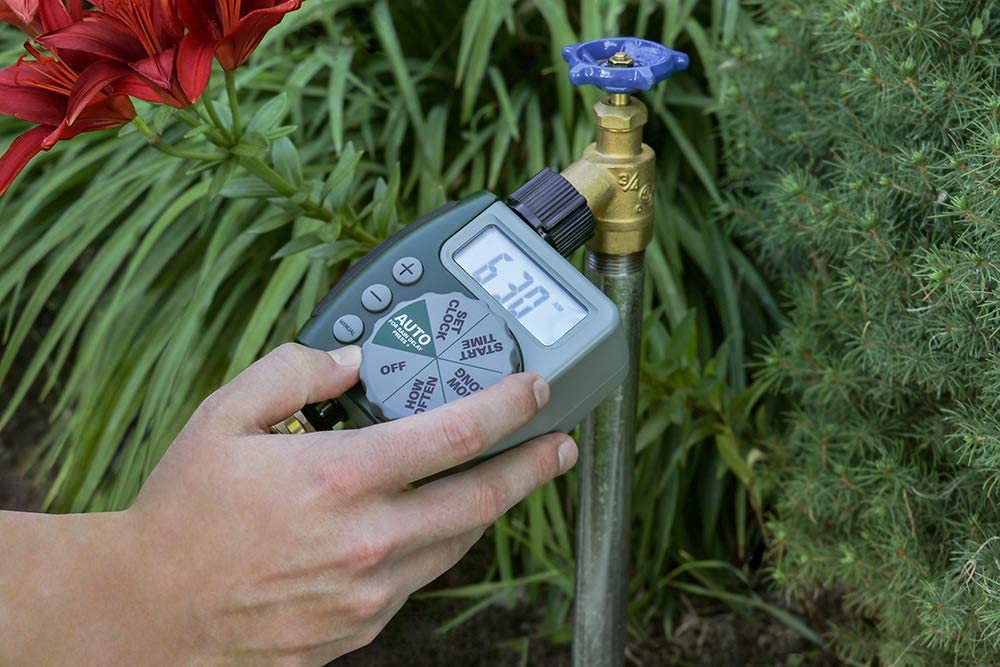 Orbit 62061Z One Dial Garden Hose Digital Water Timer， Lawn Yard Faucet Watering