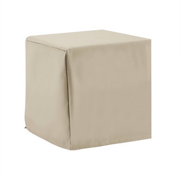 Outdoor End Table Furniture Cover Tan Crosley