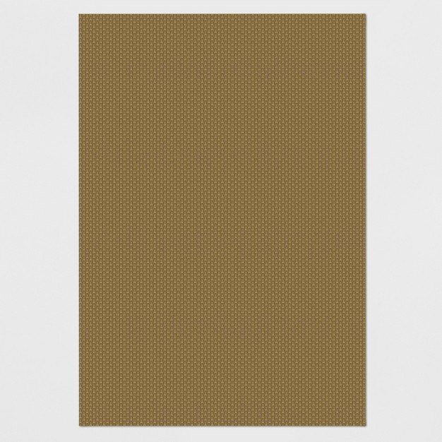 Basketweave Outdoor Rug Hickory