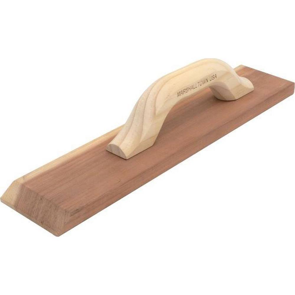 MARSHALLTOWN 16 in. x 3-12 in. Redwood Hand Float with Hardwood Handle 144