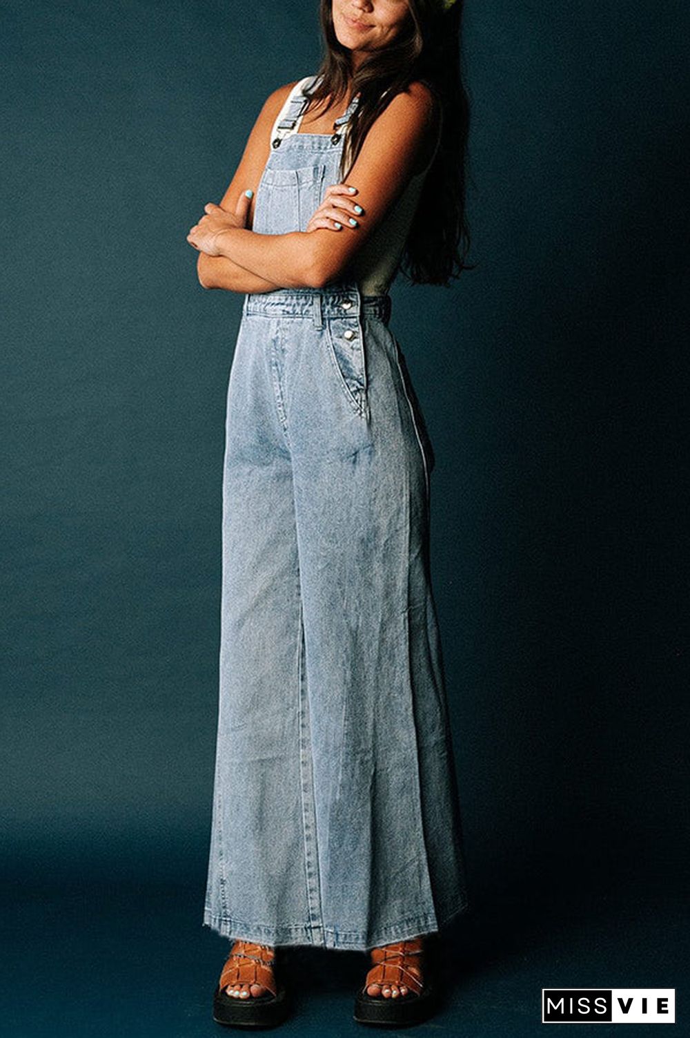 Throwback Denim Overalls