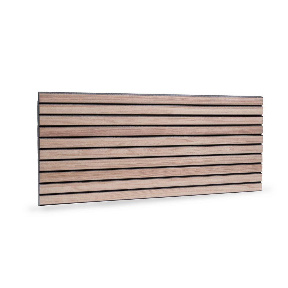 🎉Limited Time Offer🎉WALL!SUPPLY 0.79 in. x 20 in. x 46 in. Ultra-Light Linari Modern Natural Wall Paneling (4-Pack) 20430310