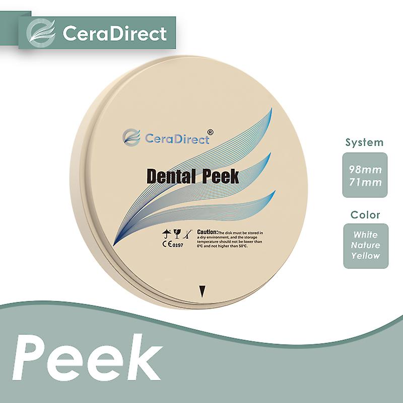 Born Pretty Composite Dental Peek Disc For Cadcam System Frameworks(98mm，71mm)