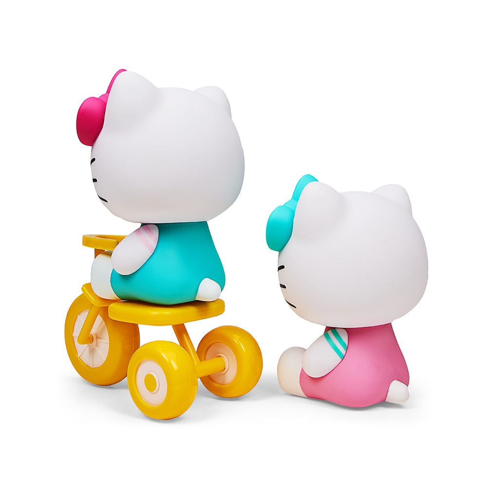 Hello Kitty® Tricycle and Ice Cream Play Theme 4.5” Vinyl Figure 2-Pack Set by Kidrobot