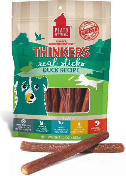 Plato Thinkers Duck Recipe Dog Treats