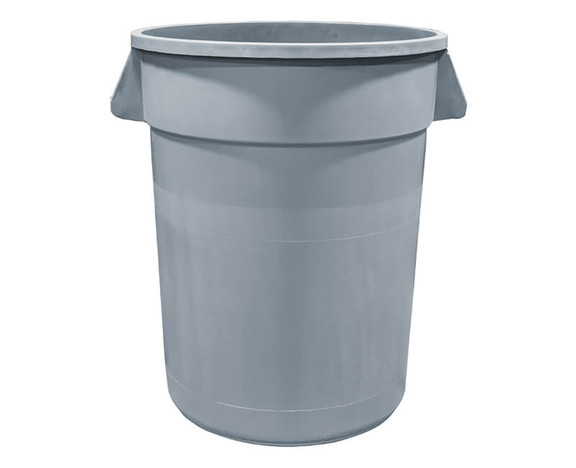 TUFF STUFF TC32G 32. Gal Gray Trash Can