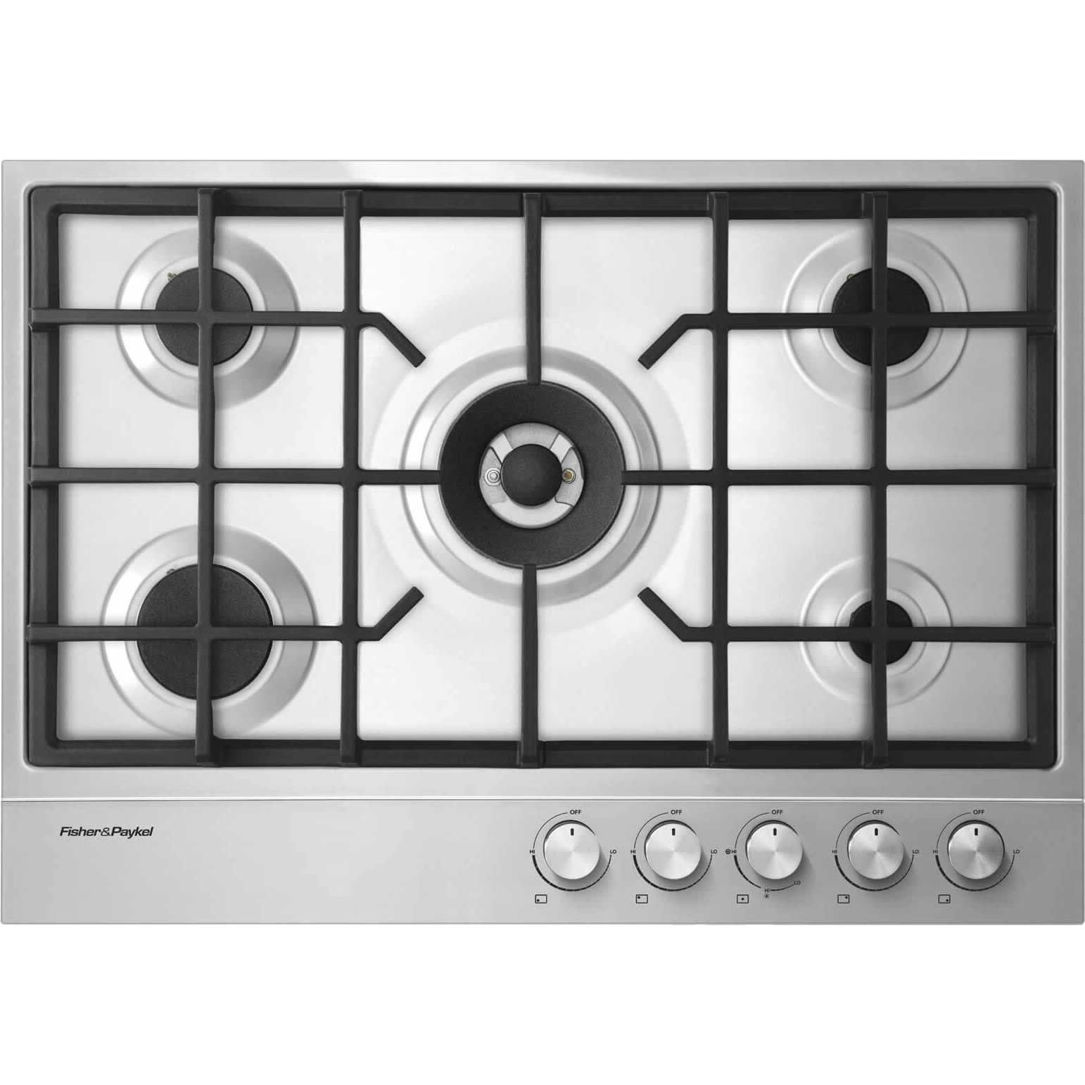 Fisher & Paykel 30-inch Built-in Gas Cooktop with Innovalve? Technology CG305DLPX1 N