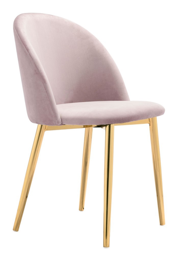 Zuo Modern 101555 Cozy Pink Dining Chair - Set of 2