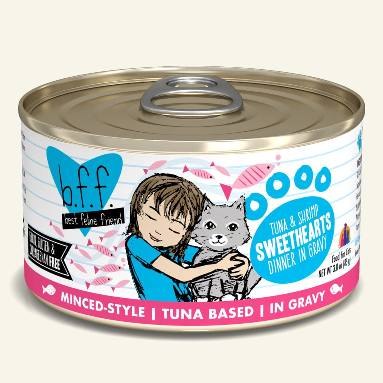 Weruva Cat Grain-Free BFF Sweetheart Tuna/Shrimp， 5.5oz