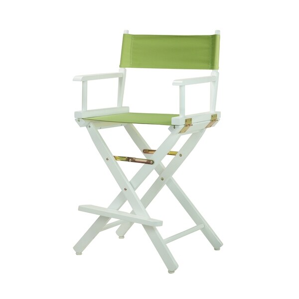 White Frame 24-inch Director's Chair