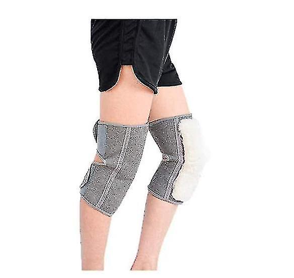 Winter Thermal Thicken Cashmere Knee Braces Adjustable Warm Wool Kneepads