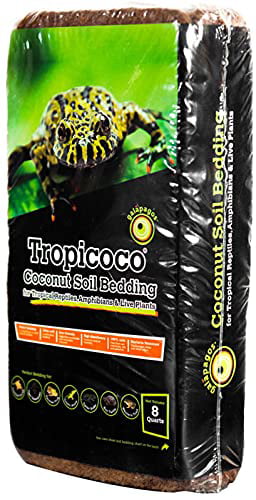 Galapagos (05010 Tropicoco Coconut Soil Bedding， 8-Quart， Natural