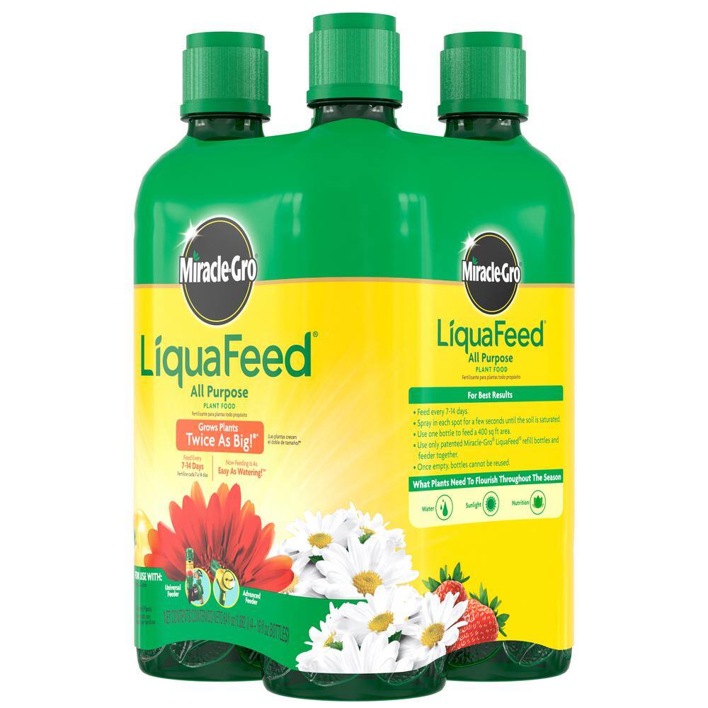 Miracle-Gro LiquaFeed 16 oz. All-Purpose Plant Food Refills (4-Pack) 2004325