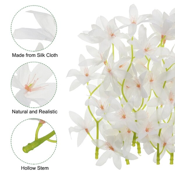 7 Inch Artificial Orchid Flower Floating Candles Simulation Flower