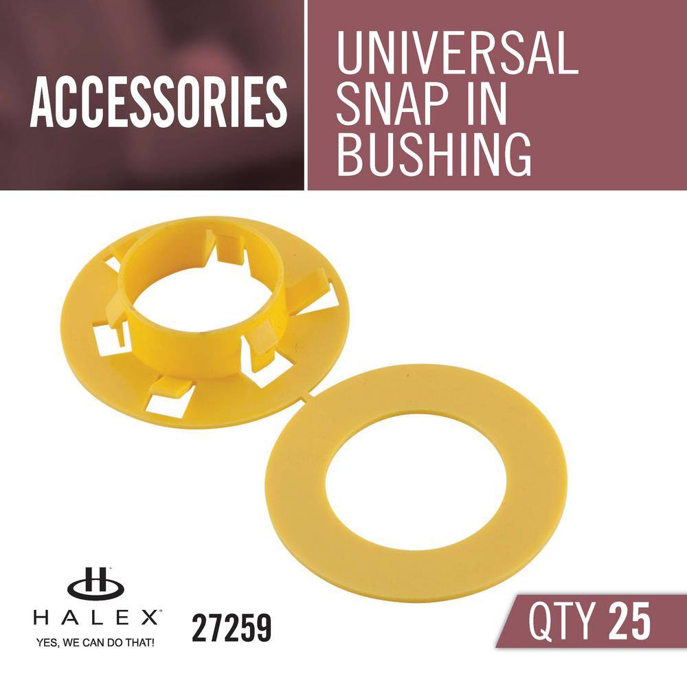 Halex Universal Snap-In Bushing (25-Pack) 27259