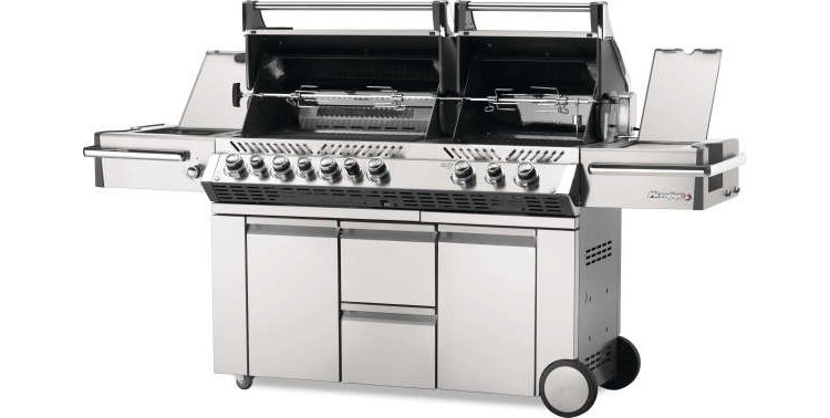 Napoleon Prestige Pro 825 RSBI Stainless Steel Liquid Propane Freestanding Grill