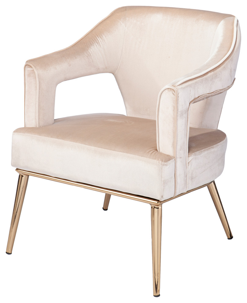 Tiernan Upholstered Accent Chair   Midcentury   Armchairs And Accent Chairs   by SEI  Houzz