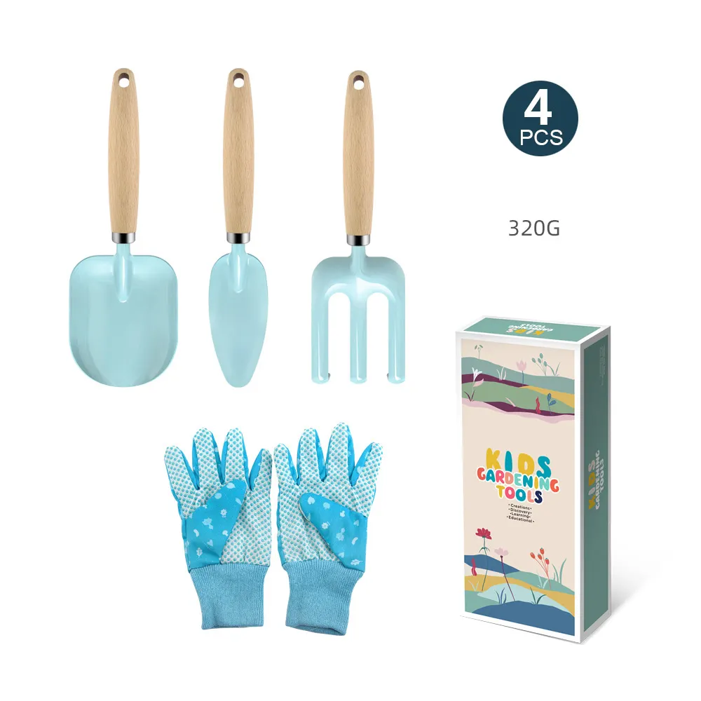 2022 New Style Garden Tools Kids Wholesale Garden Tool Gift Set Gardening Tools for Weeding