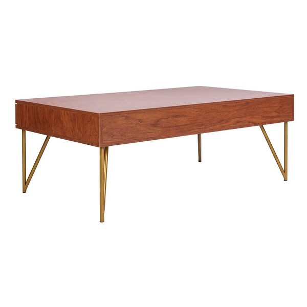 SAFAVIEH Pine Two Drawer Coffee Table - 43.3