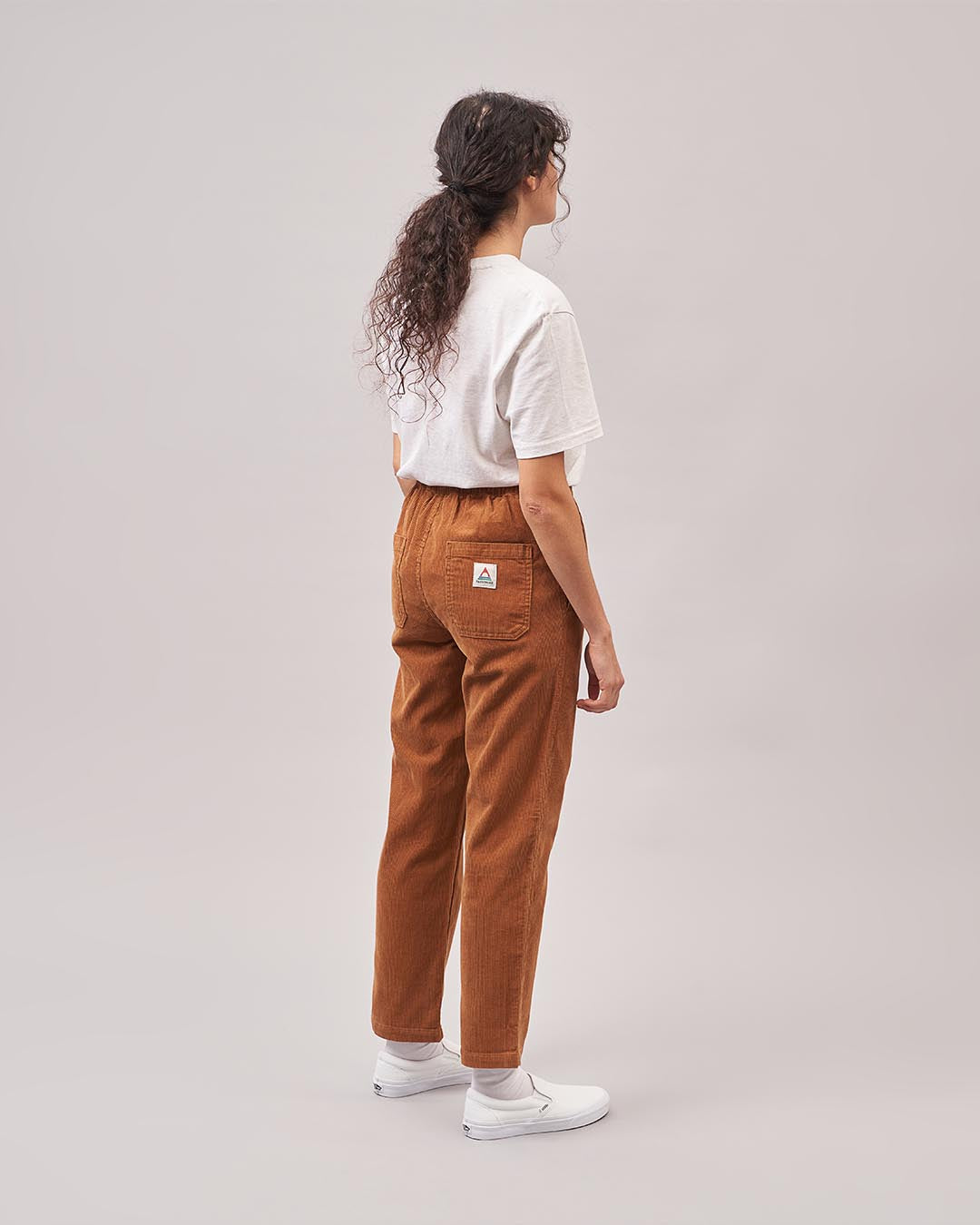 Compass Recycled Corduroy Trouser - Coconut