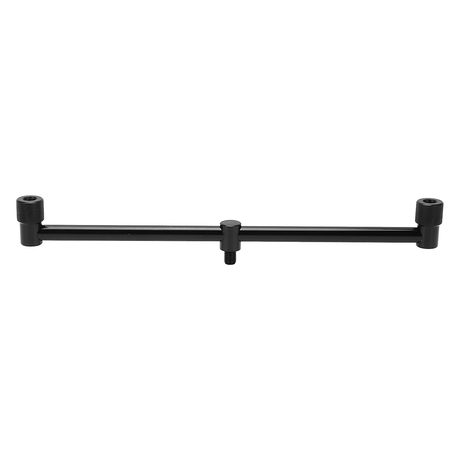 Fishing Rod Pod Stand Holder Aluminium Alloy Fishing Pole Pod Stand Crossbar Bracket2 Heads 30cm