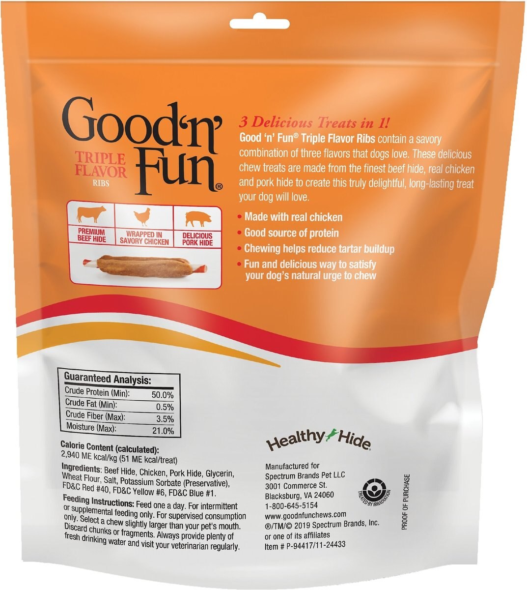 Good 'n' Fun Ribs Dog Treats