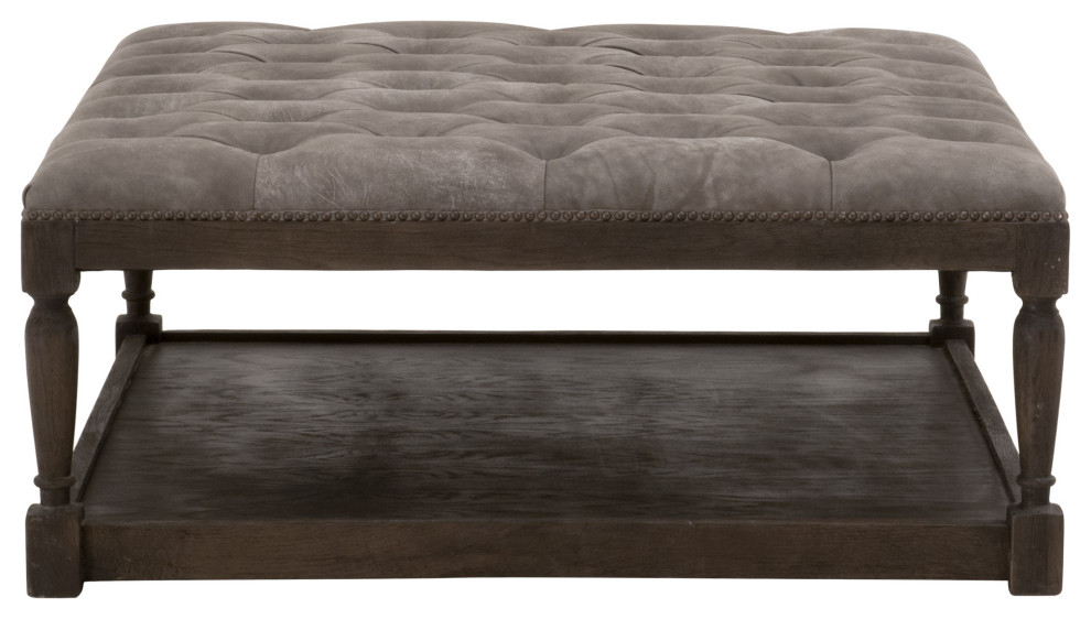 Cambridge Square Upholstered Coffee Table   Traditional   Coffee Tables   by Essentials for Living  Houzz