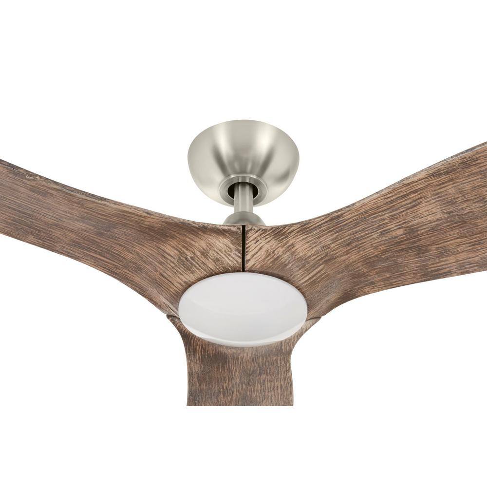 Home Decorators Collection Canterbury 60 in. Integrated LED Indoor Brushed Nickel Ceiling Fan with Light Kit and Remote Control SW17B2L BN