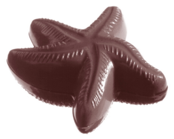 Chocolate World CW1124 Chocolate mould starfish