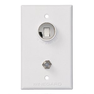 Winegard TG 7341 Outlet 12V/75 Ohm White