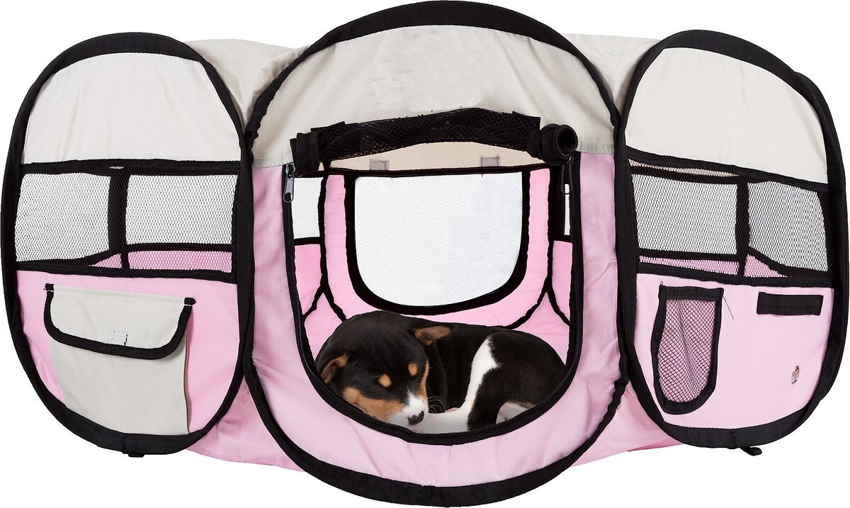 Pet Adobe Portable Pop-Up Dog Play Pen