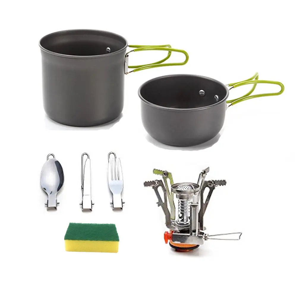 winpolar Factory sales camping equipment other camping   hiking products outdoor cooking pot set