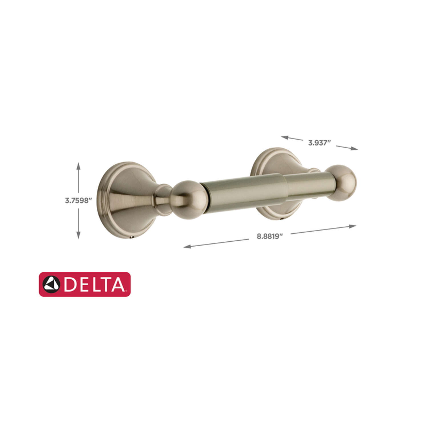 Delta Crestfield Satin Nickel Toilet Paper Holder