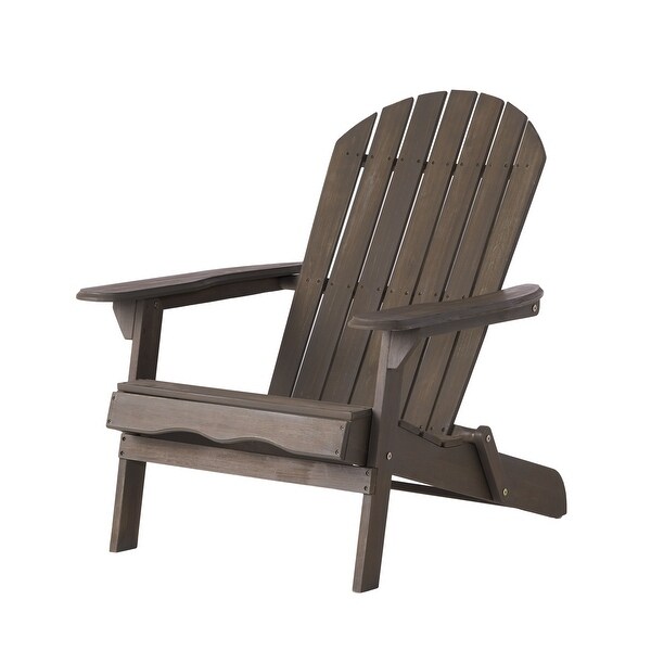 Hanlee Acacia Wood Folding Adirondack Chair by Christopher Knight Home