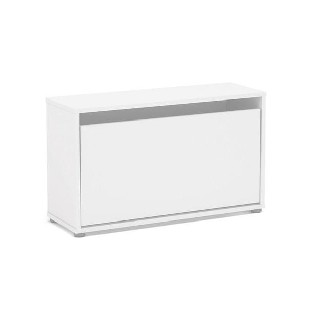 Compact Shoe Storage White Polifurniture